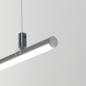 Preview: LED Rundprofil silber